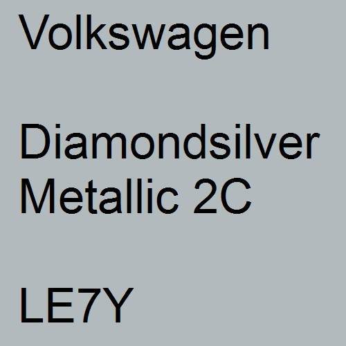 Volkswagen, Diamondsilver Metallic 2C, LE7Y.